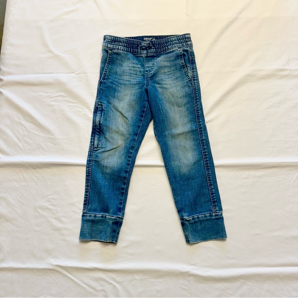 Levi's Denizen Boys' Size 7 Denim Jogger Blue Jeans w/ Elastic Waist - Picture 1 of 12